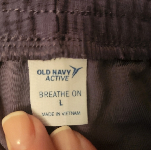 Old Navy Active Breath On Men's Charcoal Joggers SweatPants Large - Picture 4 of 4